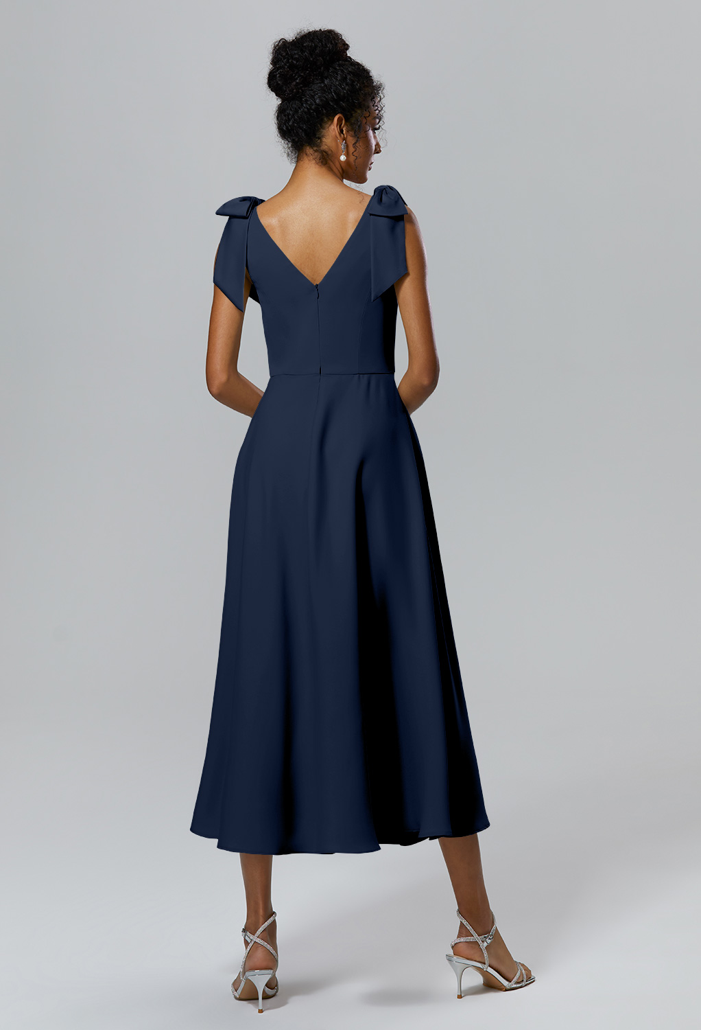 AW Verna Dark Navy  Spring Wedding Guest Dresses